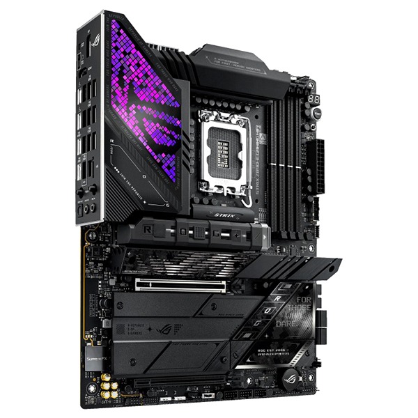 ​ASUS ROG STRIX Z890-E GAMING WIFI ATX motherboard, LGA1851 Socket, DDR5 up to 9200MHz, 7x M.2 slots (3x PCIe 5.0), Wi-Fi 7, 5Gb LAN, Dual Thunderbolt 4, AI-Enhanced Overclocking