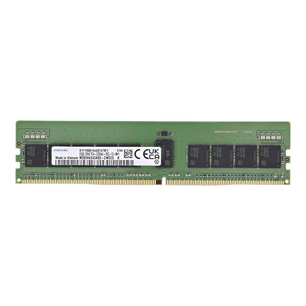 SAMSUNG 32GB 2RX8 PC4-25600 (DDR4-3200) ECC RDIMM Server Mem