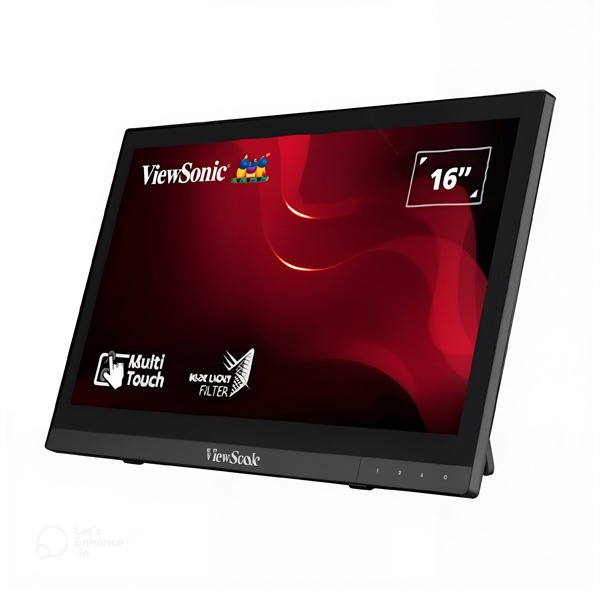 ViewSonic Monitor TD1630-3 16’’ 10-Point Touch Screen Monitor| TN Technology | WXGA | Static Contrast Ratio 500, 1(typ) | Response Time 12ms | Backlight life 15000 hrs | Flat | Built-in Speakers | Flicker-Free | Blue Light Filter | 1 Year Warranty |60 Hz |Resolution:1366x768 |PC Operating System: MAC/Windows |1 VGA | 1 USB Type B | 1 Audio In | 1 HDMI