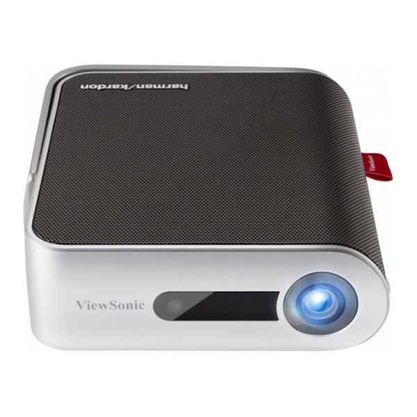 ViewSonic M1+_G2 Smart LED Portable Projector | Wi-Fi & Bluetooth | 360 Smart stand | Harman Kardon Speakers | , up to 30,000 Hr