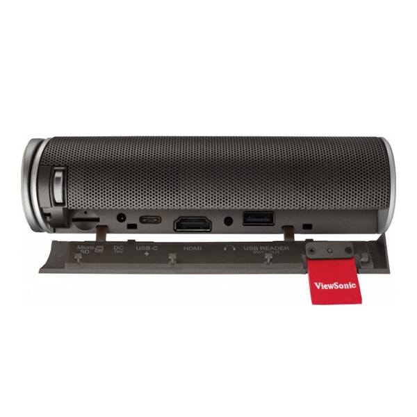 ViewSonic M1+_G2 Smart LED Portable Projector | Wi-Fi & Bluetooth | 360 Smart stand | Harman Kardon Speakers | , up to 30,000 Hr