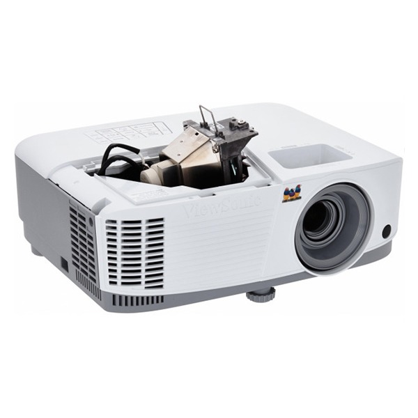 ViewSonic SP3 Projector, 4,800 Lumens, SVGA (800x600) Business Projector, Auto Power OFF, 22,000: 1 Contrast Ratio, 5 Color Modes, 190 Lamp Watt, HDMI, Dual VGA in/out, 2 W Speaker, Composite Video, Audio in/ out, RS232, Mini USB, Up to 15,000 Hr