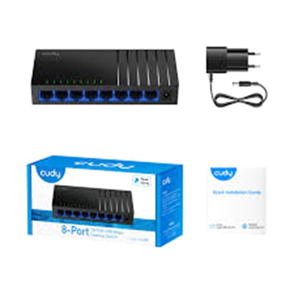 CUDY 8-PORT 10/100/1000 Mbps DESKTOP SWITCH
