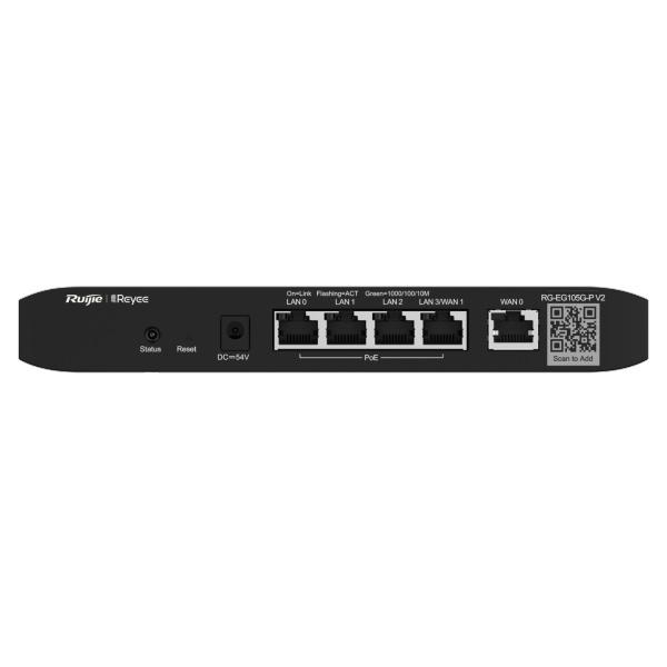 Ruijie Reyee RG-EG105G-P V2 Reyee Cloud Managed PoE Router