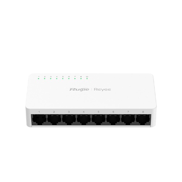 Ruijie Reyee RG-ES08G-L, 8-Port 10/100/1000 Mbps Unmanaged Non-PoE Switch