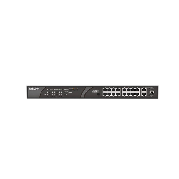 Ruijie Reyee RG-ES118S-LP, 16-port 10/100Mbps Desktop Unmanaged Switch
