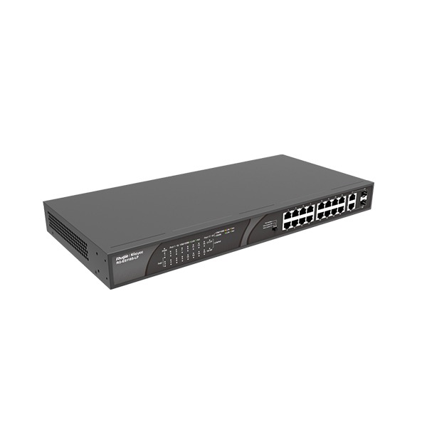 Ruijie Reyee RG-ES118S-LP, 16-port 10/100Mbps Desktop Unmanaged Switch