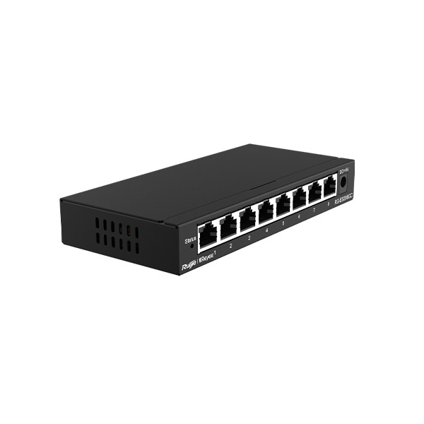 Ruijie Reyee RG-ES208GC, 8-Port Gigabit Smart Cloud Managed Non-PoE Switch
