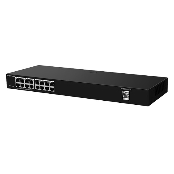 Ruijie Reyee RG-ES216GC, 16-Port Gigabit Smart Cloud Managed Non-PoE Switch
