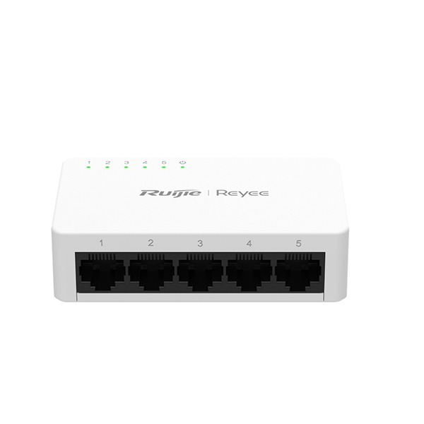 Ruijie Reyee RG-ES05G-L, 5-Port 10/100/1000 Mbps Unmanaged Non-PoE Switch