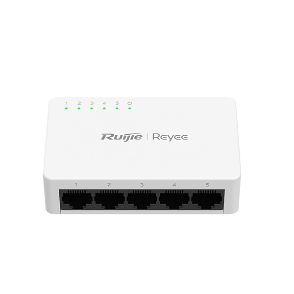 Ruijie Reyee RG-ES05G-L, 5-Port 10/100/1000 Mbps Unmanaged Non-PoE Switch