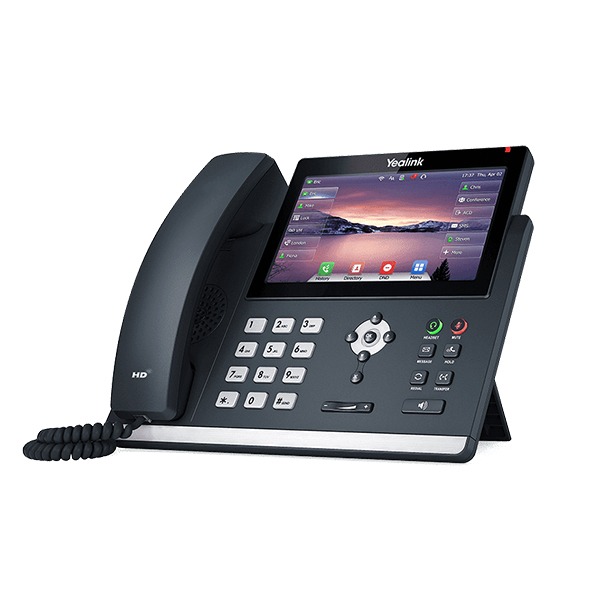 Yealink SIP-T48U 7" Touchscreen Gigabit IP Phone (16 SIP Accounts, HD Voice, USB Support)