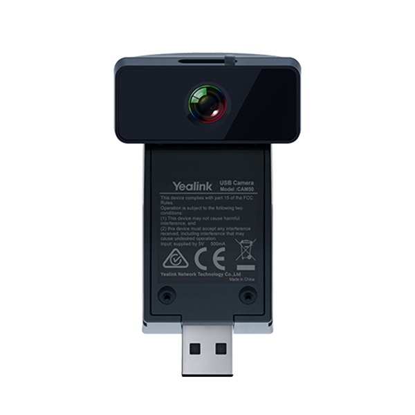 Yealink CAM50 HD USB Camera – 720p, Plug‑and‑Play for SIP‑T58 Series