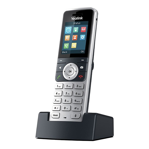 Yealink W53H DECT Cordless IP Handset – HD Voice, 2 Calls, 18h Battery, 1.8″ Color Display