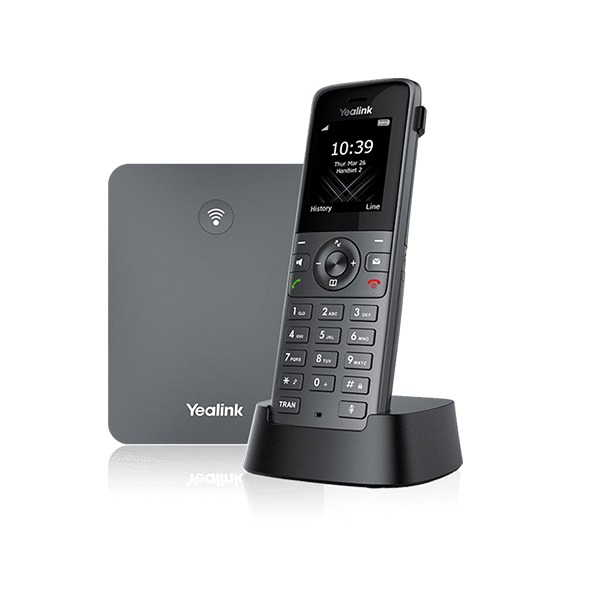 Yealink W73P DECT SIP Phone System – 10 Handsets, 20-Call Capacity, HD Voice, Secure SIP