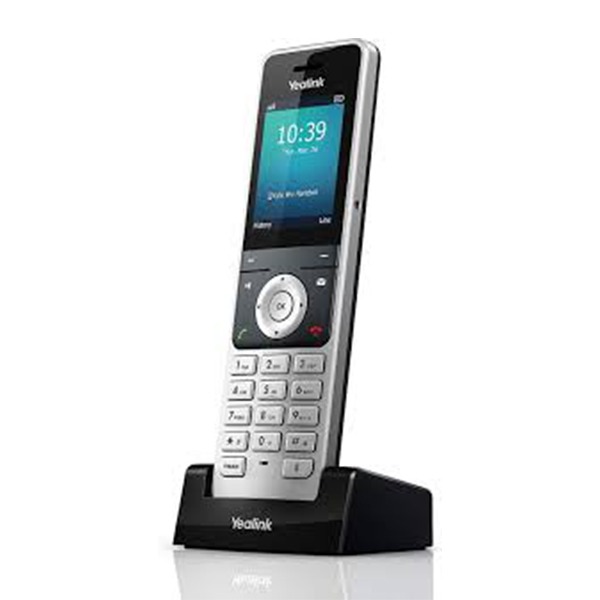Yealink W56H DECT Cordless IP Handset – Dual Call, HD Voice, Portable VoIP Handset
