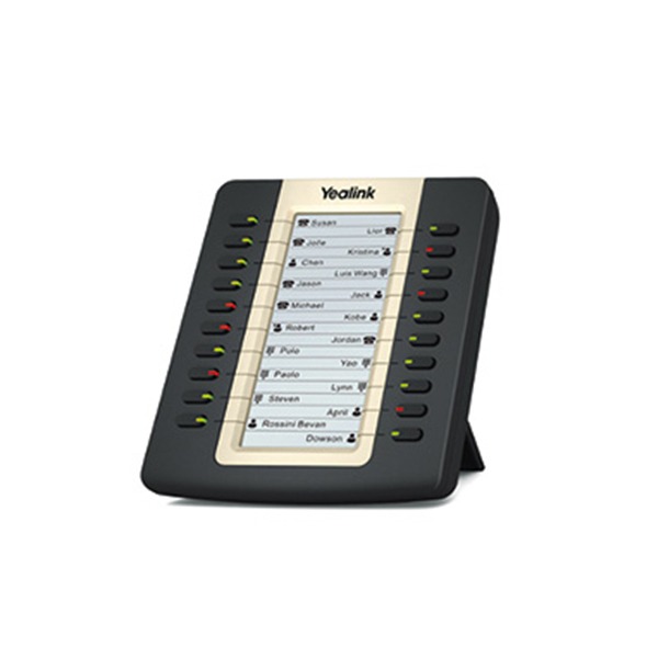 Yealink EXP20 LCD Expansion Module – 20-Key Programmable Sidecar for SIP-T27/T29 IP Phones