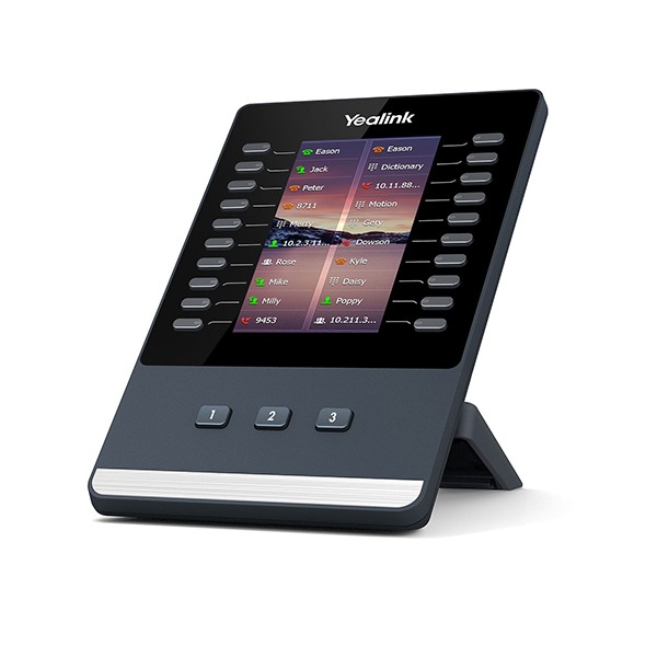 Yealink EXP43 4.3″ Color Expansion Module – Up to 60 Programmable Keys with Dual-LED Indicators