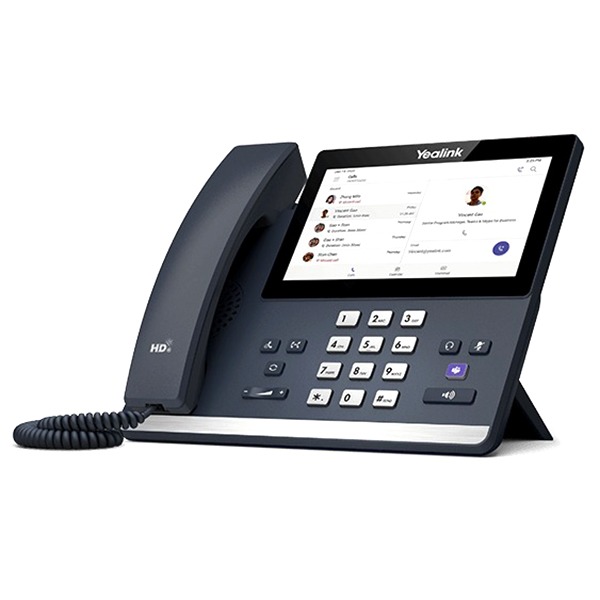 Yealink MP56 Teams Edition – 7″ Touchscreen Microsoft Teams Desk Phone (Wi-Fi, Bluetooth, HD Voice)