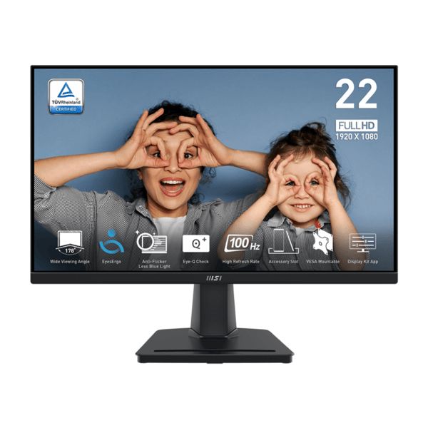 MSI Pro MP225 V Outstanding 21.5" 100Hz EyesErgo Business Monitor