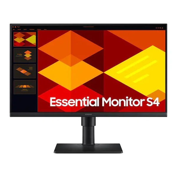 Samsung "24"" IPS Essential Monitor S4 S40GD FHD Height Adjustable Stand" LS24D402GAUXEN
