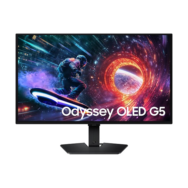 Samsung 27" Odyssey OLED G5 G50SF QHD 2K Flat Gaming Monitor, G-Sync compatible LS27FG502SMXUE