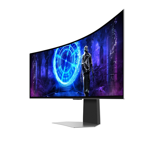 Samsung 49" Gaming Monitor G9 G952 Odyssey OLED Smart Gaming Monitor, Dual QHD, with Speaker, Wifi, Bluetooth and Remote Control - Height Adjustment with Tilt