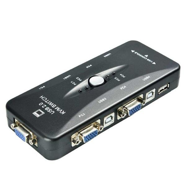 KVM41UA 4 Ports USB KVM Switch
