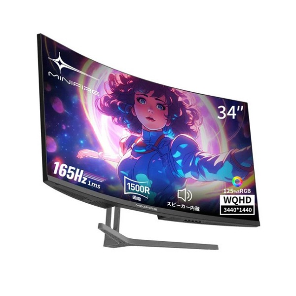 Minifire MFG34C5Q Gaming Curved 34″ Monitor