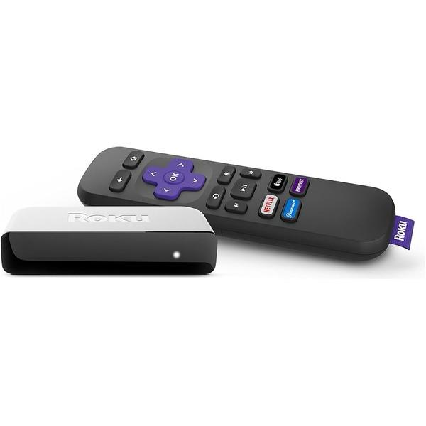 Roku 3920RW-SW 4K/HDR Streaming Media Player with Premium High Speed HDMI Cable and Simple Remote