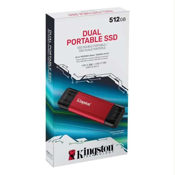 KINGSTON Dual Portable SSD 512GB